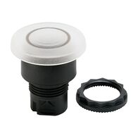 Allen-Bradley 800F Pushbutton 22.5mm Head Only PLT Momentary Mushroom Head 40mm Clear Illuminated