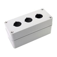 Allen-Bradley 800H Enclosure ThermoPlas Poly 3 Holes 3 4In Conduit Entry Grey for 30.5mm Pushbutton