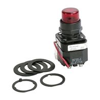 Allen-Bradley 800H Pilot Light 30.5mm Complete Plastic FS PTT INC 120V AC Red