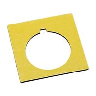 Allen-Bradley 800H Legend Plate 47 X 47mm Yellow Blank