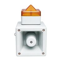 Allen-Bradley 855H Industrial Hn Elec Bcn 112dB 32Sel Tones Std Back or Cnd Fd Xenon 230VAC Amber