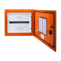 NHP Concept Premier Panelboard Accessory Module 432mm IP66 DIN 24 Way Cutout Escutcheon Orange
