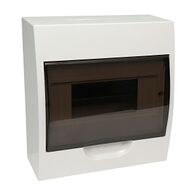 NHP MOD6 CSB Insulated Loadcentre 8 Way DIN Surface Door Transparent