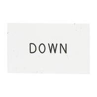 Sprecher and Schuh D7 Legend Plate 30 x 50 mm Snap in White BLANK for D120 and D7200