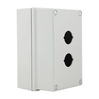 Sprecher and Schuh D7 Enclosure Metal 22.5mm 2 Hole Grey IP66