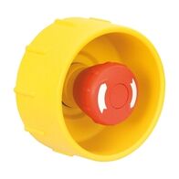 Sprecher and Schuh D7 Plastic Guard Yellow Round for E-stop Operators