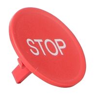 Sprecher and Schuh D7 Colour Cap for Flush and Guarded Non illuminated Pushbutton 22.5mm Red Stop
