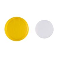 Sprecher and Schuh D7 Colour Cap Lens Flush Yellow Blank for illuminated Pushbuttons 22.5mm