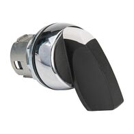 Sprecher and Schuh D7 Selector Switch 22.5 mm Head Only Metal Long BLK Knob 3 POS SR from Left Right