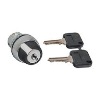 Sprecher and Schuh D7 Key Selector Switch 22.5 mm 2 Pos Metal Maint Key Rtn 1NO Left Code 455