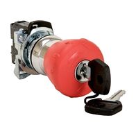 Sprecher and Schuh D7 Keyed E Stop 22.5mm Complete Metal 2 POS 40mm Operator TTR Red 3825 1NC