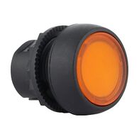 Sprecher and Schuh D7 Pushbutton 22.5 mm Head Only Plastic MOM Flush Amber Lens Cap Illuminated