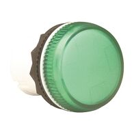 Sprecher and Schuh D7 Pilot Light 22.5 mm Head Only Round Plastic Green Lens