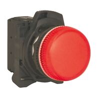 Sprecher and Schuh D7 Pilot Light 22.5mm Complete Plastic LED 120V AC Red