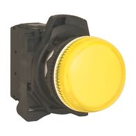 Sprecher and Schuh D7 Pilot Light 22.5mm Complete Plastic LED 24V AC DC Yellow Lens