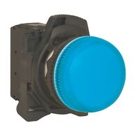 Sprecher and Schuh D7 Pilot Light 22.5mm Complete Plastic LED 24V AC DC Blue Lens