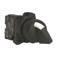 Sprecher and Schuh D7 Selector Switch 22.5mm Head Only Plastic STD BLK Knob 2 POS Maintained Switch