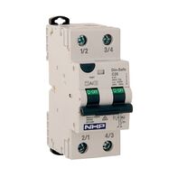 NHP DIN-T Residual Current Device Short Body w/ Overcurrent 6kA 25A 1Pole and N C Curve 30mA Type AI