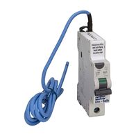 NHP DIN-T Residual Current Device Short Body w/ Overcurrent 6kA 10A 1Pole and N C Curve 30mA Type A