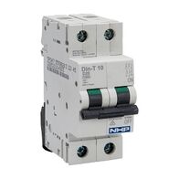 NHP DIN-T Miniature Circuit Breaker 10kA 2Pole 16A D Curve