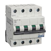 NHP DIN-T Miniature Circuit Breaker 10kA 4Pole 63A C Curve