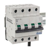 NHP DIN-T Miniature Circuit Breaker 50kA 4Pole 25A C Curve