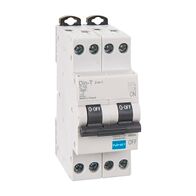 NHP DIN-T Miniature Circuit Breaker 2 IN 1 6kA 4Pole 6A 36mm Width
