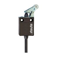 Steute Limit Switch 40mm Plastic Parallel Roller Lever with Collar 1 NO 1 NC Contacts Slow 2m Cable