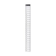 NHP POWERMAX GB Isolation Busbar Chassis Accessory Escutcheon Label 1 to 48 right