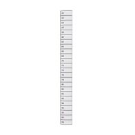 NHP POWERMAX GB Isolation Busbar Chassis Accessory Escutcheon Label 49 to 96 Right