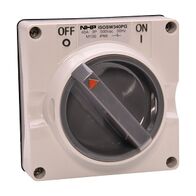 NHP ISO Surface Switch, 3 Pole 40A 500V AC, w/o Base, Grey