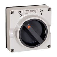 NHP ISO Surface Switch, 4 Pole 20A 500V AC, w/o Base, Grey