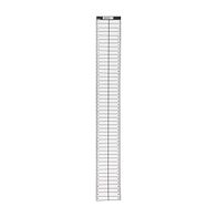 NHP Concept Panelboard Accessory Label Escutcheon Legend 1 to 96 suits DINT