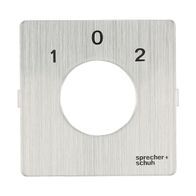 Sprecher and Schuh L2 Cam Switch Ll2A4 Legend Plate 48 x 48mm 1 0 2