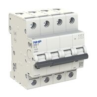NHP DIN-T Miniature Circuit Breaker MCB 10kA 4 Pole 50A D Curve