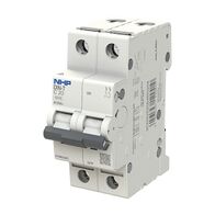 NHP DIN-T Miniature Circuit Breaker MCB 6kA 2 Pole 13A C Curve