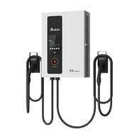 Delta DC Wallbox EV Charger 50kW CCS2 and CHAdeMO 7m