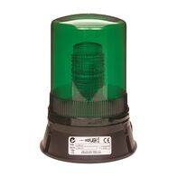 Moflash Xenon Beacons 24 Joules Flashing Mode IP65 115V AC Wall or Surface Mount Lens Green