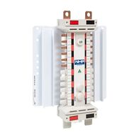 NHP POWERMAX DIN-T NC Busbar Chassis 250A 24 Way 2Pole Universal Red Black