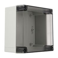 Fibox MNX Terminal Box PC IP66 and IP67 Low Box H130 x W180 x 50mm Clear
