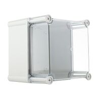 Fibox SOLID Terminal Box PC IP66 and IP67 H190 x W190 x D180mm Clear