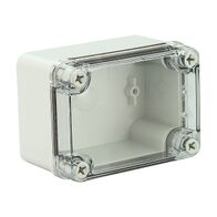 Fibox Piccolo Terminal Box PC IP66 and IP67 H80 x W110 x D85mm Clear