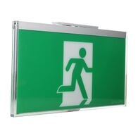 Stanilite Single Point Platinum Exit Lighting LED Evago Wall Mount SS
