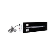 Stanilite Nexus RF Platinum Exit Lighting LED Edgelit Recessed Black Original Style