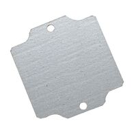 Fibox Euronord Mounting Plate Steel W64 x H99mm suits P081106