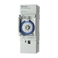 Finder 12 Series Mechanical Time Switch Daily 230V AC 36mm 1 Changeover with Battery