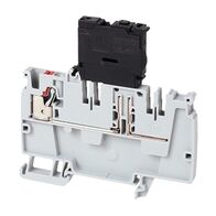 Allen-Bradley 1492-P Push-in Power Distribution Terminal 4mm 1 Red Fuse Block 36V End Grey