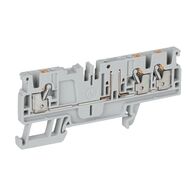 Allen-Bradley 1492-P Push-in Terminal 2.5mm 1 Level Plug-in Type 3 Connectors Grey