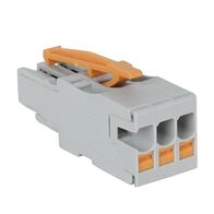 Allen-Bradley 1492-P Start Flexible Plug for Push-in 2.5mm Terminal Block Grey