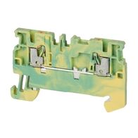 Allen-Bradley 1492-P Push-in Earth Terminal 1.5mm 1 Level 2 Conductor Entries Green Yellow